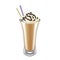 Frappe iced coffee isolated vector