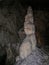 The Frasassi Caves, stalactites and stalagmites, touristic attraction and nature `s trasure