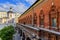 Fraternal cells and the Pakhomiya church in the High-Petrovsky monastery. Moscow, Russia