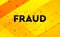 Fraud abstract digital banner yellow background