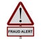 Fraud Alert Caution Sign