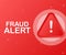 Fraud alert. Security Audit, Virus Scanning, Cleaning, Eliminating Malware, Ransomware. Vector illustration.