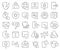 Fraud and hacking line icons collection. Thin outline icons pack. Vector illustration eps10