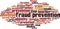 Fraud prevention word cloud