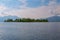 Fraueninsel in lake Chiemsee in the bavarian Chiemgau alps