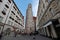 The Frauenkirche, the cathedral in the city center of Munich with the two majestic bell towers.