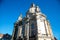 Frauenkirche of Dresden, blue sky, east