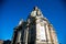 Frauenkirche of Dresden, blue sky, east