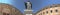 Fray Luis Statue panoramic
