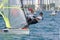 Fred Strammer & Zach Brown lead the 49er fleet at the 2013 ISAF
