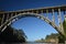 The Frederick W. Panhorst Bridge, more commonly known as the Russian Gulch Bridge in Mendocino County, California USA