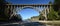 The Frederick W. Panhorst Bridge, more commonly known as the Russian Gulch Bridge in Mendocino County, California USA