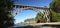 The Frederick W. Panhorst Bridge, more commonly known as the Russian Gulch Bridge in Mendocino County, California USA