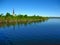 Fredericton from the Saint John River, New Brunswick, Canada