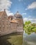 Frederiksborg Castle Roundhouse and Moat