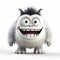 Free 3d Animated Cartoon Monster On White Background