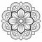 Free Adult Coloring Book: Intricate Flower Mandalas With Negative Space