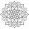 Free Adult Mandala Coloring Pages: Clean And Simple Line Art