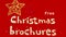 Free Christmas brochures sign