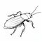 Free Cockroach Coloring Pages: Simple Black And White Sheets For Toddlers