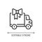Free delivery pixel perfect linear icon