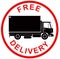 Free delivery symbol