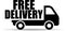 Free delivery truck icon