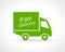 Free delivery truck icon