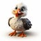Free Download: 3d Cartoon Bird Png Psd File In Pixar Style