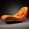 Free Download: Realistic Orange Chaise Lounge 3d Model