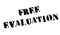 Free Evaluation rubber stamp