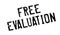 Free Evaluation rubber stamp