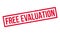 Free Evaluation rubber stamp