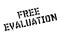 Free Evaluation rubber stamp