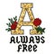 Always free fashion glitter type for modern clothes print