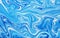 Free Flowing Blue and White Acrylic Paint