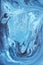 Free Flowing Blue and White Acrylic Paint 3
