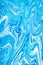 Free Flowing Blue and White Acrylic Paint 4