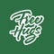 Free Hugs vector lettering