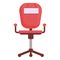 Free job chair icon cartoon vector. Vacant office