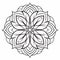 Free Mandala Coloring Pages With Flower Design - Clean And Simple Line Art