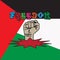 Free Palestine banner vector illustration