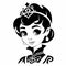 Free Printable Disney Princess Crown Template With Geisha Portraiture Style