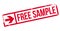 Free Sample rubber stamp