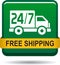 Free shipping 24 hours