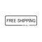 Free Shipping On All Orders - Vector for Businesses, Industry, Online Store, Retail, Company, Market, Promotion