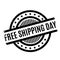 Free Shipping Day rubber stamp