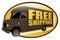 Free Shipping Delivery Truck Brown