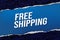 Free shipping word concept vector illustration