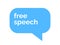 Free speech and freedom of expression